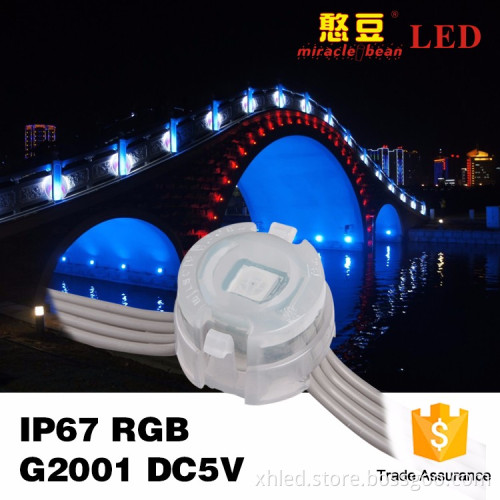 RGB 0.3W DC5V 20mm SMD5050 CE & RoHS Approved Waterproof Led Pixel Light